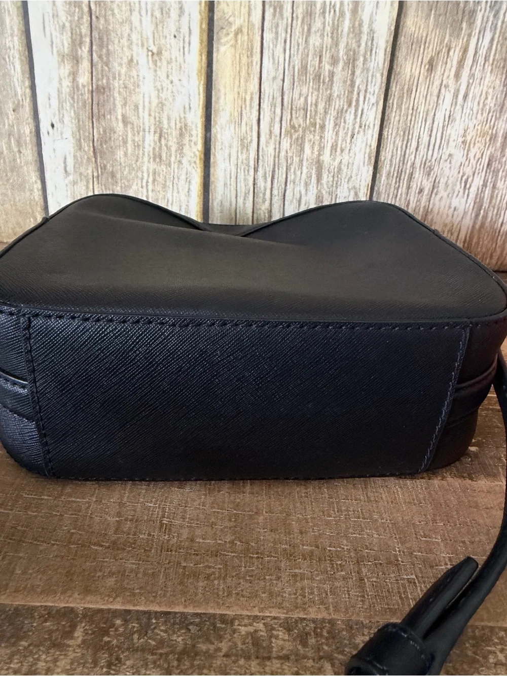 kate spade Black Saffiano Crossbody Camera Bag